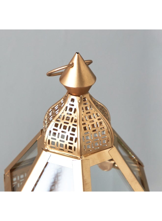 Home Box فانوس ديكوري معدني إيسابا - 16x16x38 سم - Image 4